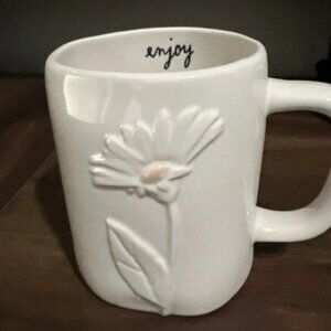 Rae Dunn Enjoy With Daisy Mug